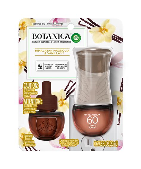 Botanica by Air Wick Scented Oil Kit Himalayan Magnolia and French Vanilla logo