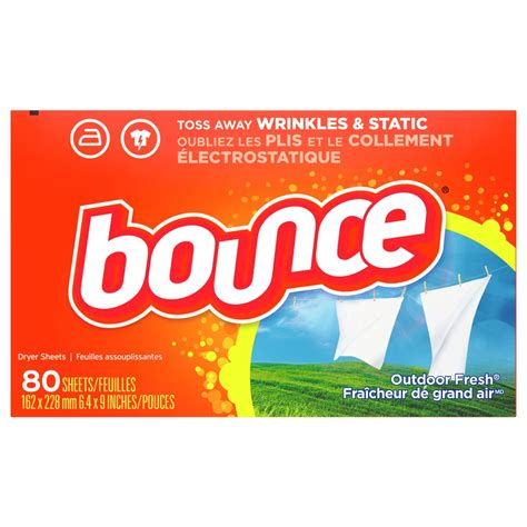 Bounce Outdoor Fresh Fabric Softener Dryer Sheets logo