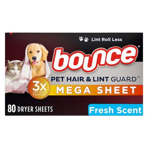 Bounce Pet Hair & Lint Guard Unscented