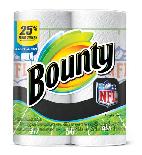 Bounty NFL Prints tv commercials