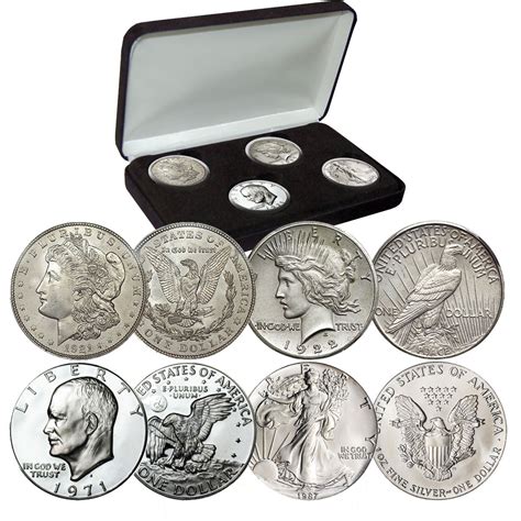 Bradford Exchange Mint Complete 20th Century U.S. Silver Dollar Collection