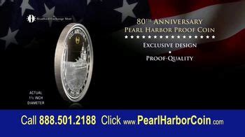 Bradford Exchange Mint TV Spot, '80th Anniversary Pearl Harbor Proof Coin' created for Bradford Exchange Mint