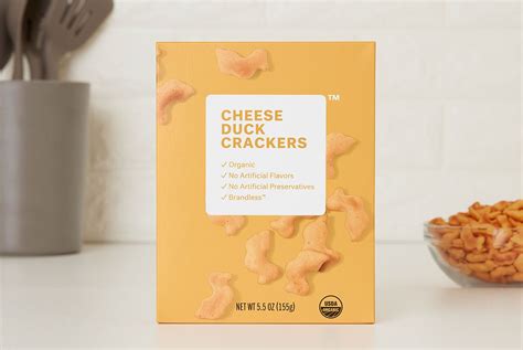 Brandless Cheese Duck Crackers tv commercials