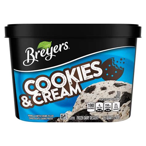 Breyers OREO Cookies and Cream Snack Cups