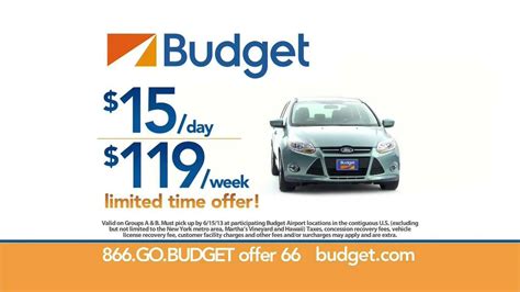 Budget Rent a Car TV Spot, '$15 Weekend Day' created for Budget Rent a Car