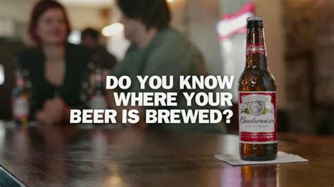 Budweiser TV Spot, 'Where Your Beer is Brewed' created for Budweiser