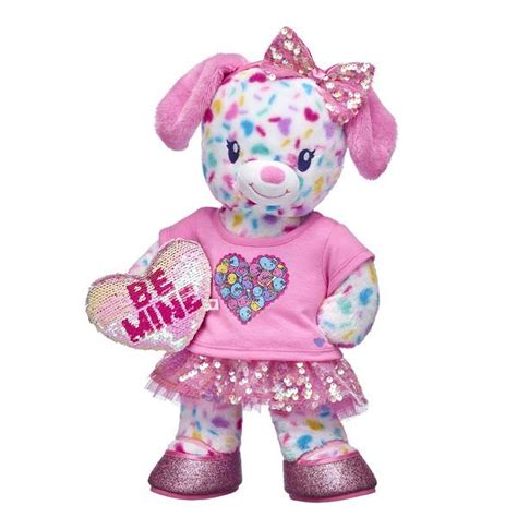 Build-A-Bear Workshop Candy Paws Puppy Valentine's Day Gift Set