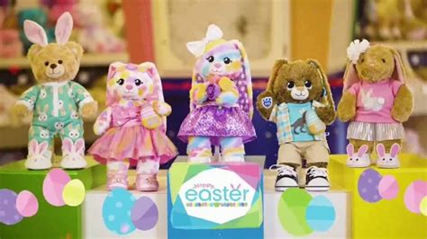 Build-A-Bear Workshop Chocolate Stripes Bunny Easter Dino Gift Set tv commercials