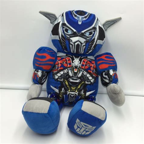 Build-A-Bear Workshop Transformers Optimus Prime Bear logo