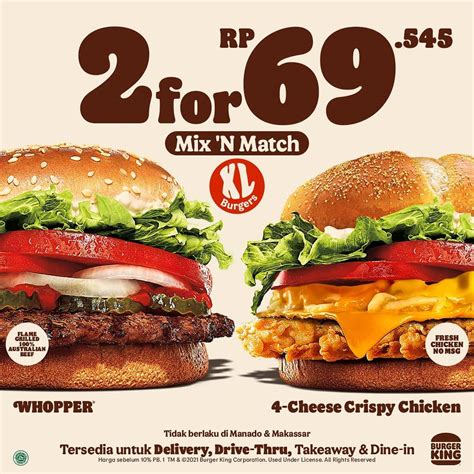 Burger King 2 for $6 Mix or Match logo