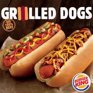 Burger King Grilled Dogs tv commercials