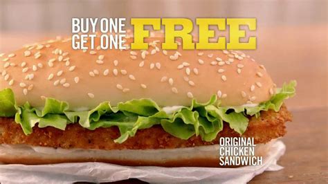 Burger King Original Chicken Sandwich TV Spot, 'Buy 1, Get 1'