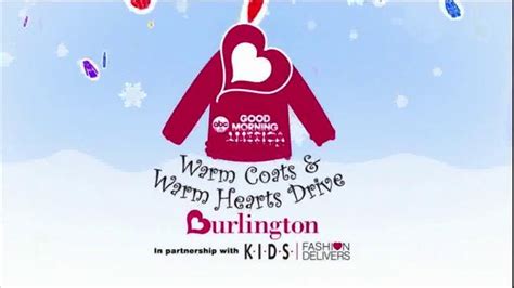 Burlington Coat Factory Warm Coats & Warm Hearts Drive TV Spot created for Burlington