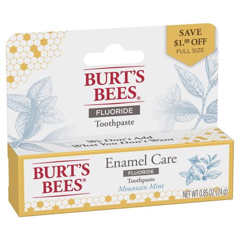 Burt's Bees Enamel Care Toothpaste logo