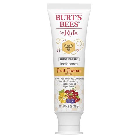 Burt's Bees Fruit Fusion Toothpaste for Kids tv commercials