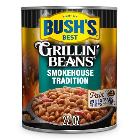 Bush's Best Smokehouse Tradition Grillin' Beans logo