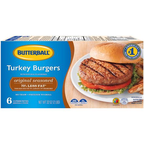 Butterball Original Seasoned Turkey Burgers tv commercials
