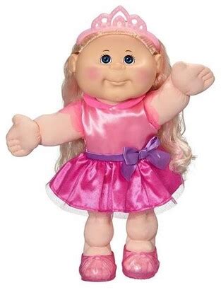 Cabbage Patch Kids 14-inch Girl Lt Gr Blond Freckles Dancer logo