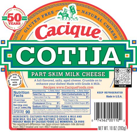 Cacique Queso Cotija