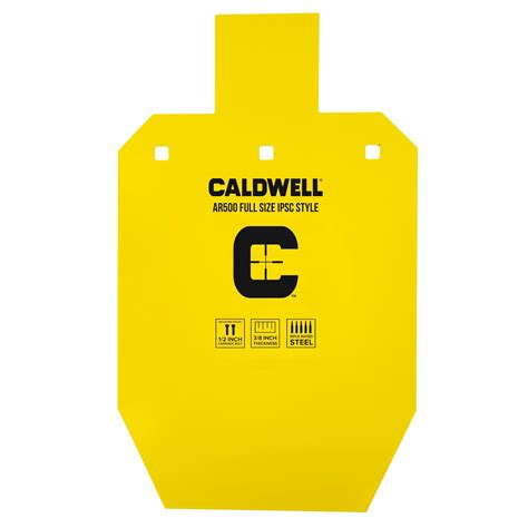 Caldwell AR500 IPSC Steel Target logo