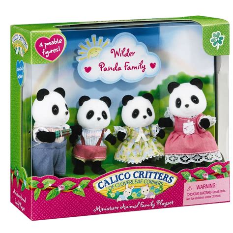 Calico Critters Wilder Panda Bear Family