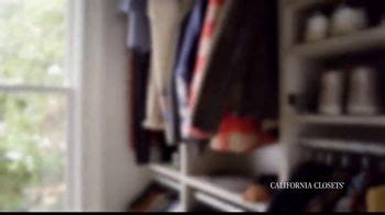 California Closets TV Spot, 'Erin's Closet Story' created for California Closets