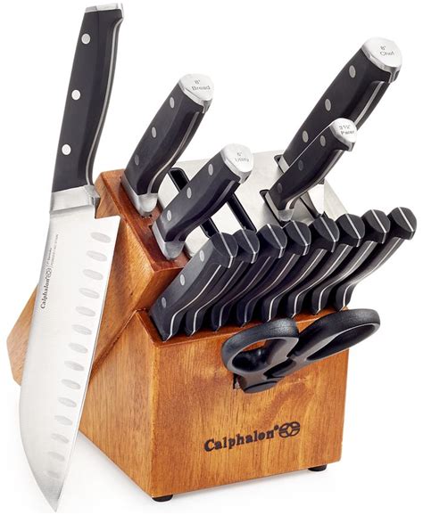 Calphalon Classic Self-Sharpening 15-pc. Cutlery Set with SharpIN Technology logo