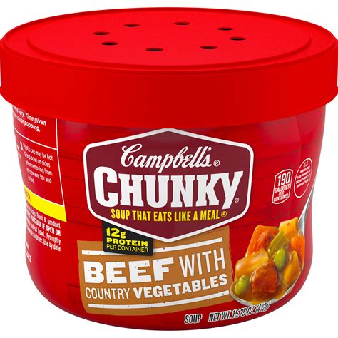 Campbell's Soup Chunky Beef with Country Vegetables