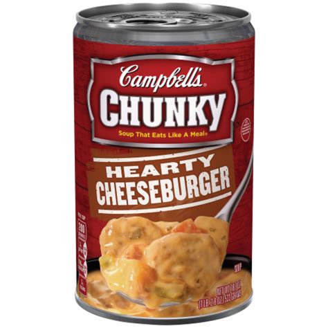 Campbell's Soup Chunky Hearty Cheeseburger