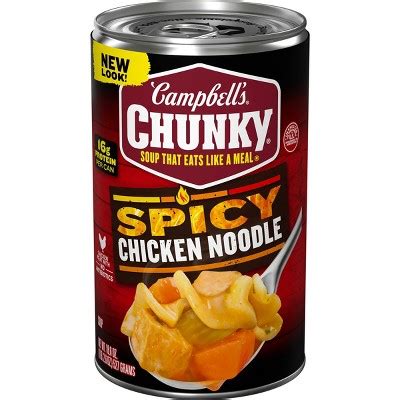 Campbell's Soup Chunky Spicy Chicken Noodle