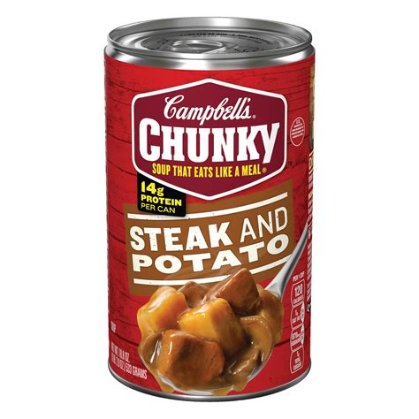 Campbell's Soup Chunky Steak & Potato Soup tv commercials