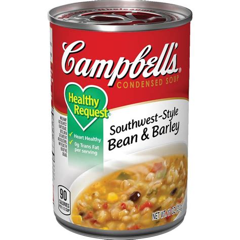 Campbell's Soup Healthy Request Southwest-style Bean & Barley Soup