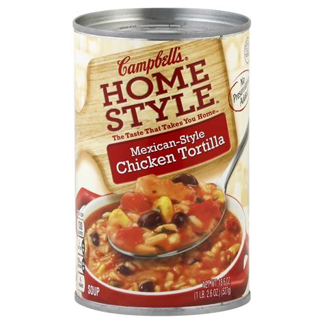 Campbell's Soup Homestyle Mexican-Style Chicken Tortilla tv commercials