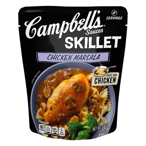 Campbell's Soup Skillet Sauces Chicken Marsala