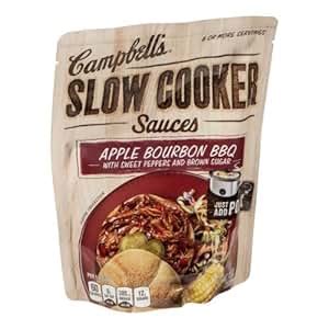 Campbell's Soup Slow Cooker Sauces Apple Bourbon BBQ