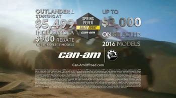 Can-Am Spring Fever Sales Event TV commercial - The Best Time of the Year