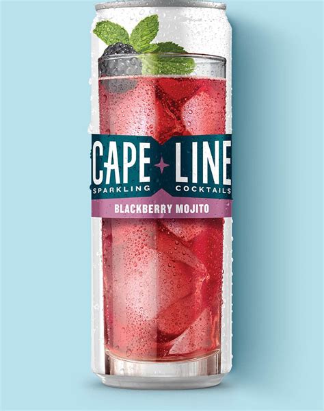 Cape Line Sparkling Cocktails Blackberry Mojito