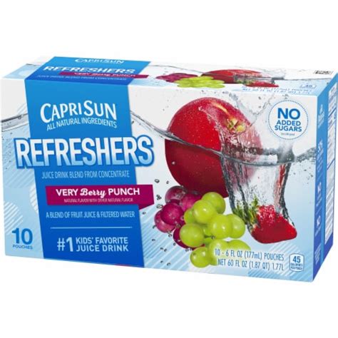 Capri Sun Fruit Refreshers Very Berry Punch logo