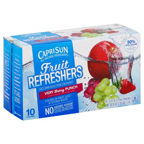 Capri Sun Fruit Refreshers Very Berry Punch logo