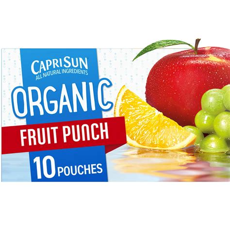 Capri Sun Organic Fruit Punch logo