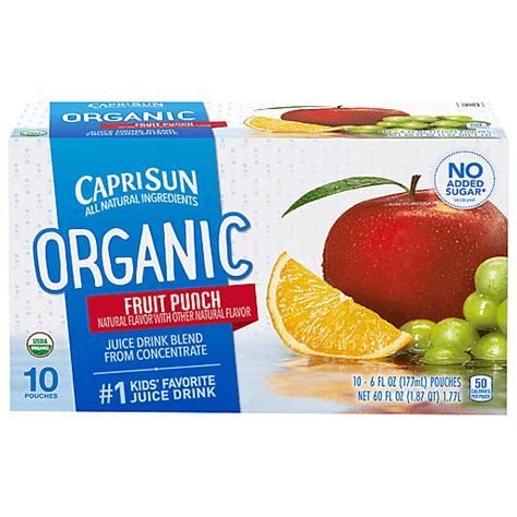 Capri Sun Organic Fruit Punch logo