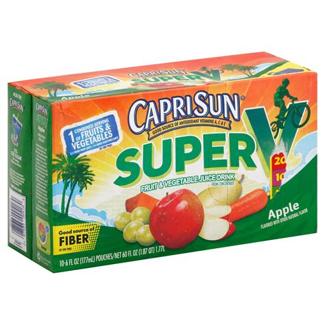 Capri Sun Super V Apple logo