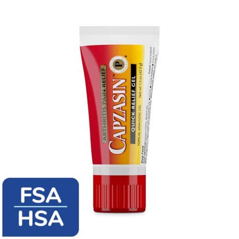 Capzasin Quick Relief Gel logo