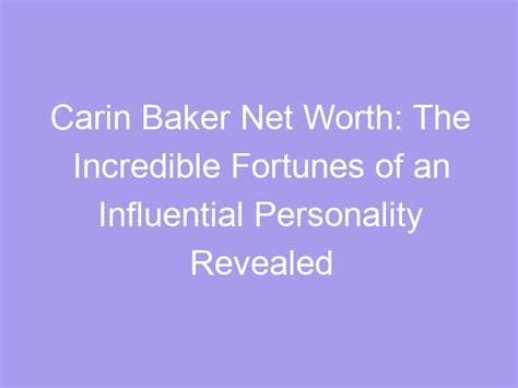 Carin Baker photo