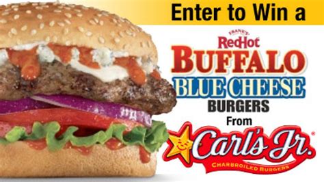 Carl's Jr. Buffalo Blue Cheese Burger