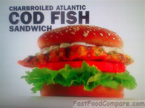 Carl's Jr. Charbroiled Atlantic Cod Fish