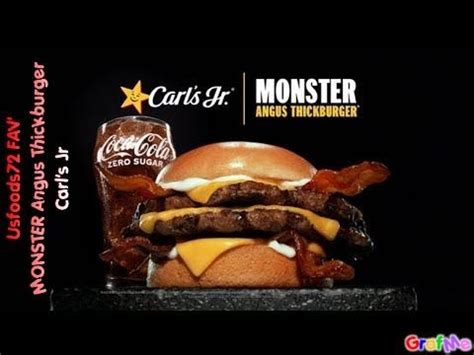 Carl's Jr. Monster Angus Thickburger tv commercials