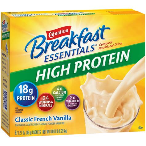 Carnation Breakfast Essentials High Protein Classic French Vanilla