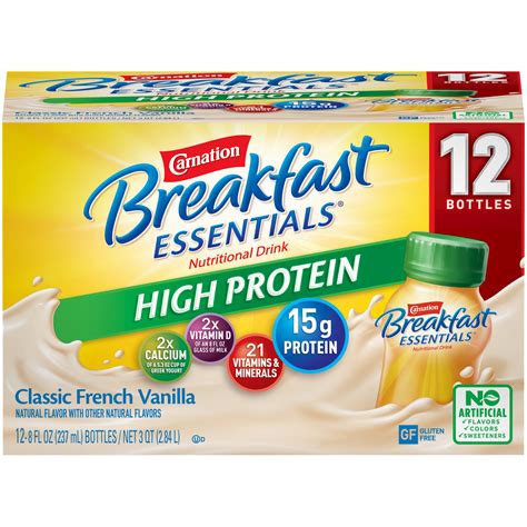 Carnation Breakfast Essentials High Protein Classic French Vanilla logo