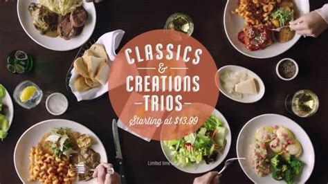 Carrabba's Grill Classics and Creations Trios TV Spot, 'Choices' created for Carrabba's Grill